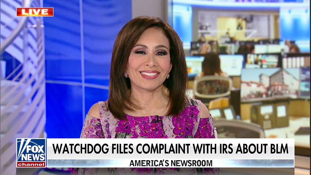 Judge Pirro sounds off on BLM leader claiming tax laws were ‘weaponized’ against group