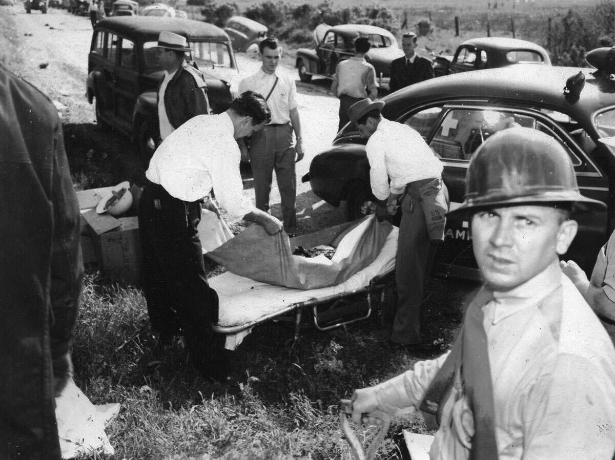 Texas City explosion, April 1947. Photo provided by Story Sloane III