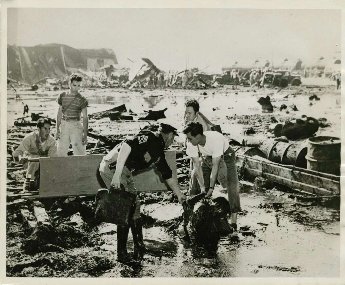 The death toll in the 1947 Texas City disaster eventually reached 576.
