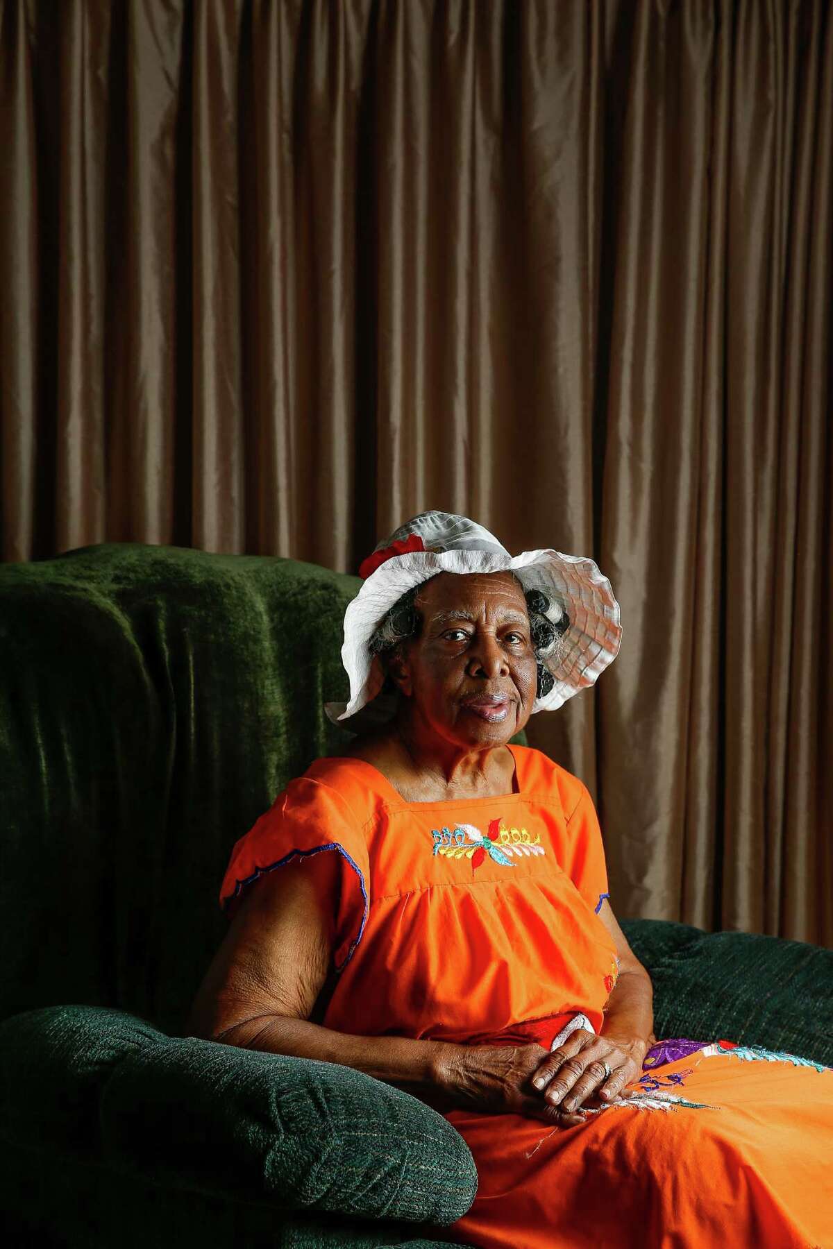 Jewel Turner, who survived the 1947 Texas City Disaster, sits in her home Monday, June 6, 2016 in Texas City. ( Michael Ciaglo / Houston Chronicle )