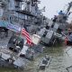 USS The Sullivans, which fought in WWII, partially sinks in Buffalo