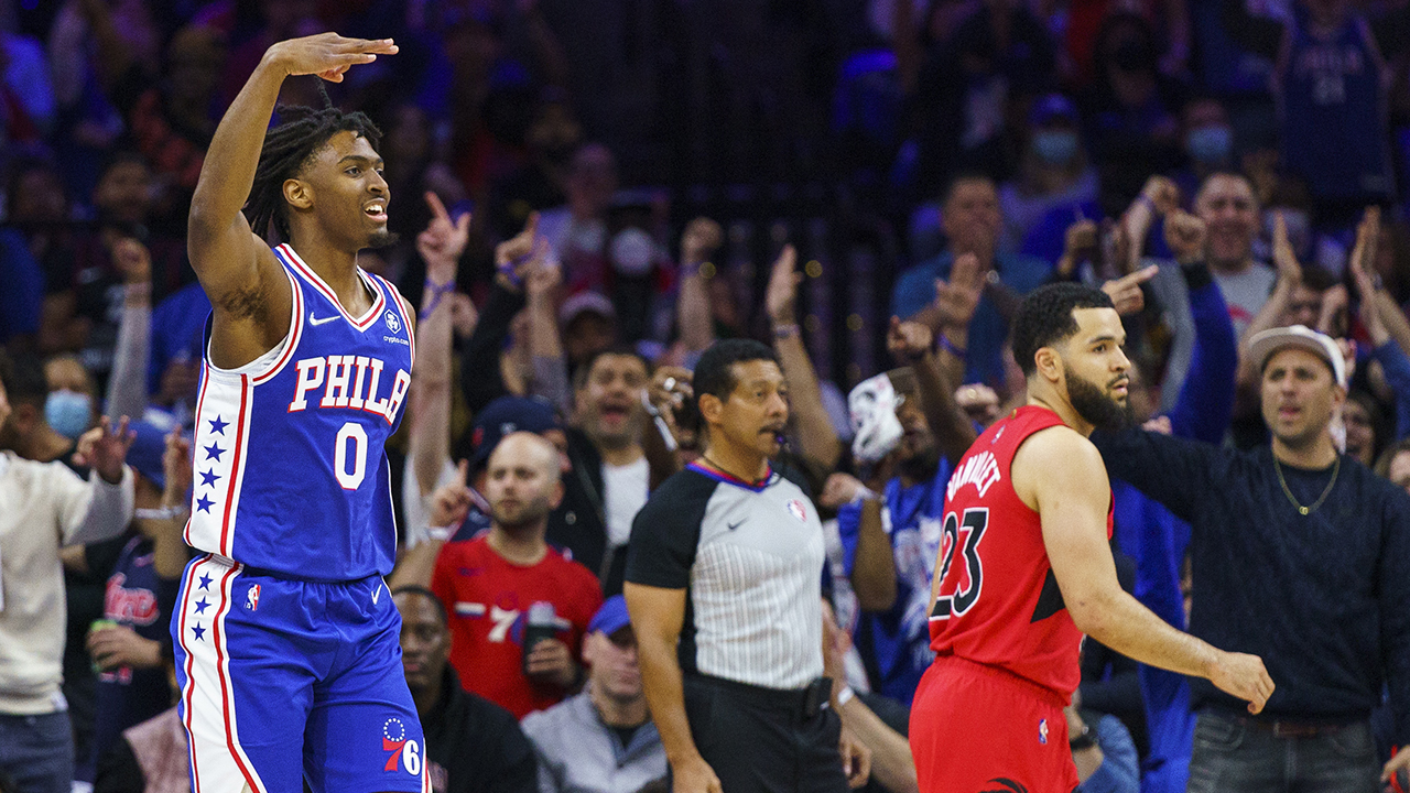 Tyrese Maxey breaks out for 38 points, 76ers beat Raptors in Game 1