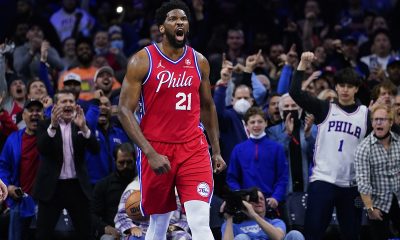 Joel Embiid scores 31 points to lead 76ers to 2-0 series lead on Raptors