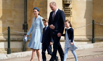 William and Kate lead royals at Easter service; queen absent