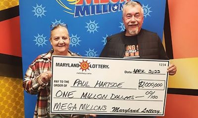 Facebook alert informs Maryland couple they scooped cool million on lottery