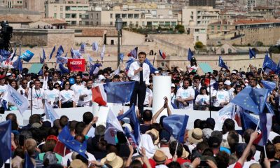 Macron Vows Ambitious Green Policies, Wooing the Left in Runoff