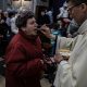 Worshipers filled pews in Lviv on Easter Sunday.