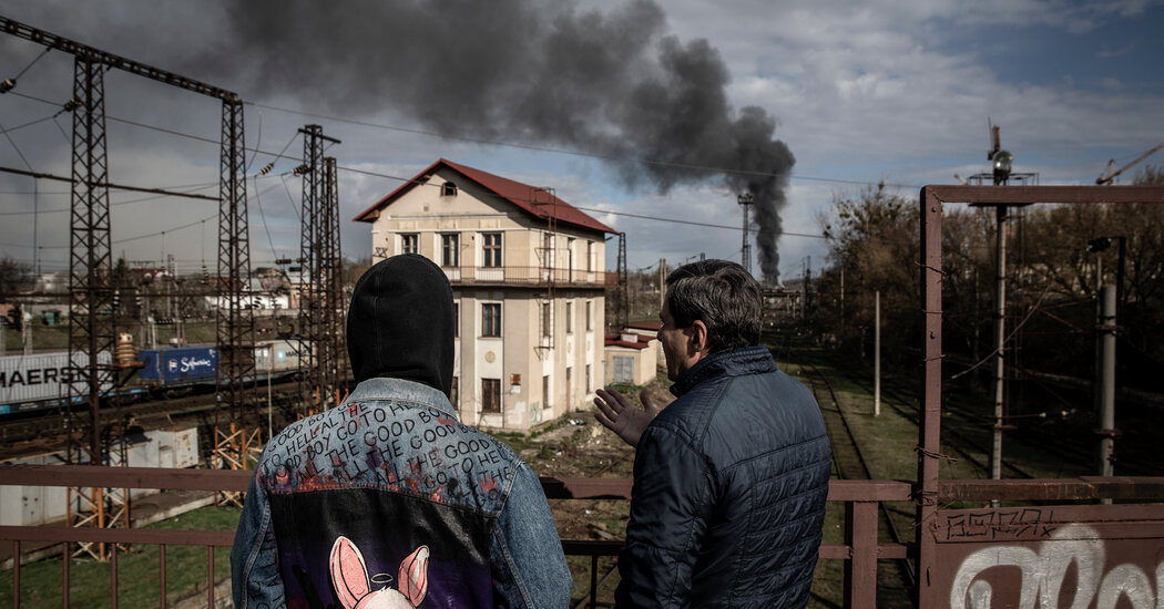 A Russian strike hits Lviv, a city relatively untouched by violence.