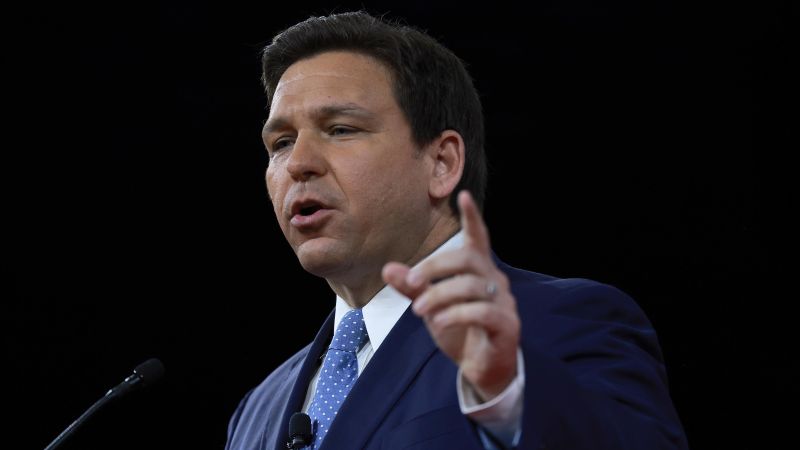 Ron DeSantis takes his culture war to the next level | CNN Politics