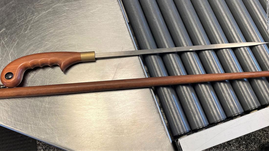 Traveler told TSA he had ‘no idea’ a sword was concealed in his cane