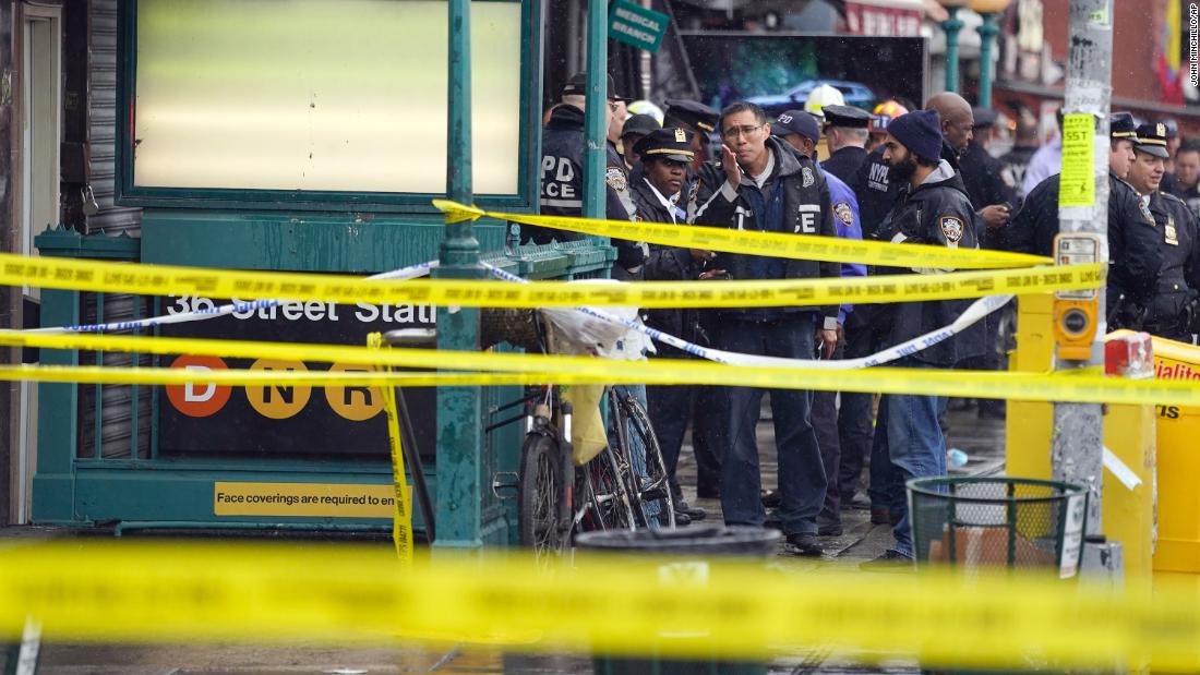 Manhunt underway for suspect who used gas canister and opened fire on Brooklyn subway