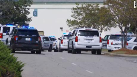 Several police agencies are seen outside the Columbiana Centre Mall in Columbia SC.