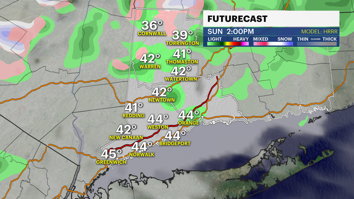 WEATHER TO WATCH: Chilly Easter Sunday in Connecticut; heavy rain returns Monday night