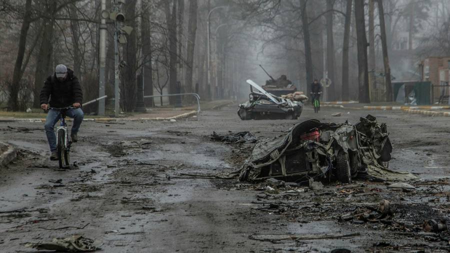 Retreating Russian troops leave trail of carnage on Kyiv’s outskirts Retreating Russian troops leave trail of carnage on Kyiv’s outskirts
