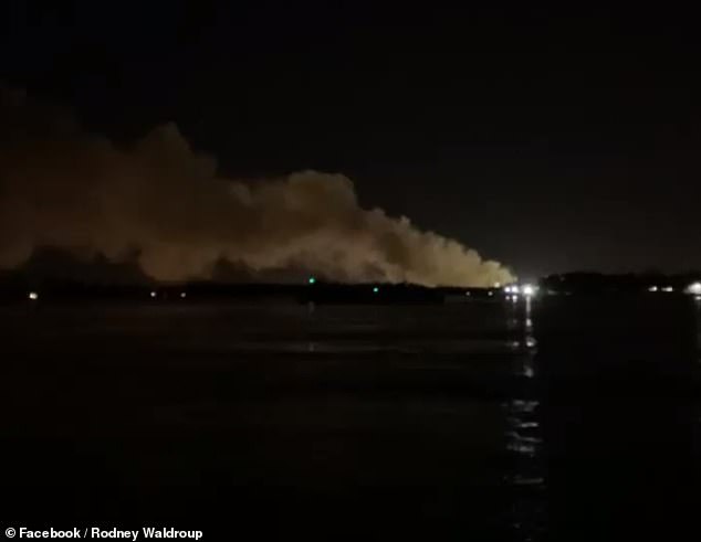 Authorities lifted an order early Tuesday morning that had told residents of Plaquemine in the U.S. state of Louisiana to shelter in place following a fire and chlorine spill at Olin Corp's plant located on the property of Dow Chemical