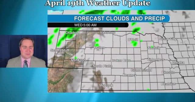 Tuesday, April 19 weather update for Nebraska