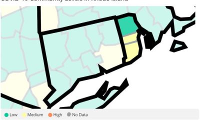 COVID levels increase to ‘medium’ in four Rhode Island counties