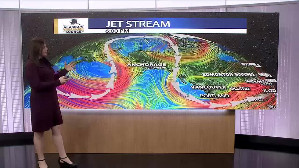 Two big weather makers in Alaska share space