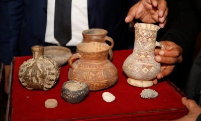 US returns smuggled ancient artifacts to Libya