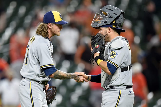 Milwaukee Brewers closer Josh Hader talks about approaching 100 saves