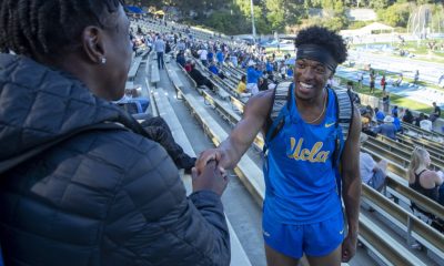 Once homeless, UCLA’s Zaylon Thomas makes his mark on the track