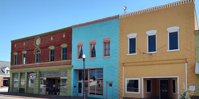 Barnes also enjoyed the smaller towns he went through in South Carolina, too, including Saluda, South Carolina (pictured here). 