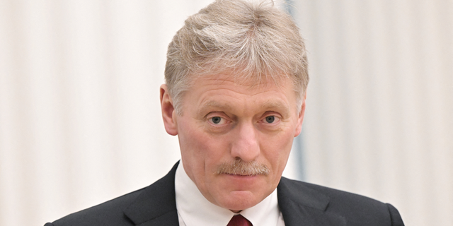 Kremlin spokesman Dmitry Peskov attends a joint news conference of Russian President Vladimir Putin and Belarusian President Alexander Lukashenko in Moscow, Russia, in February.