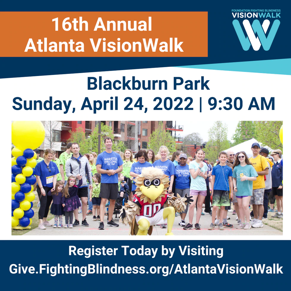 16th Annual Atlanta VisionWalk happening April 21, find out how to participate