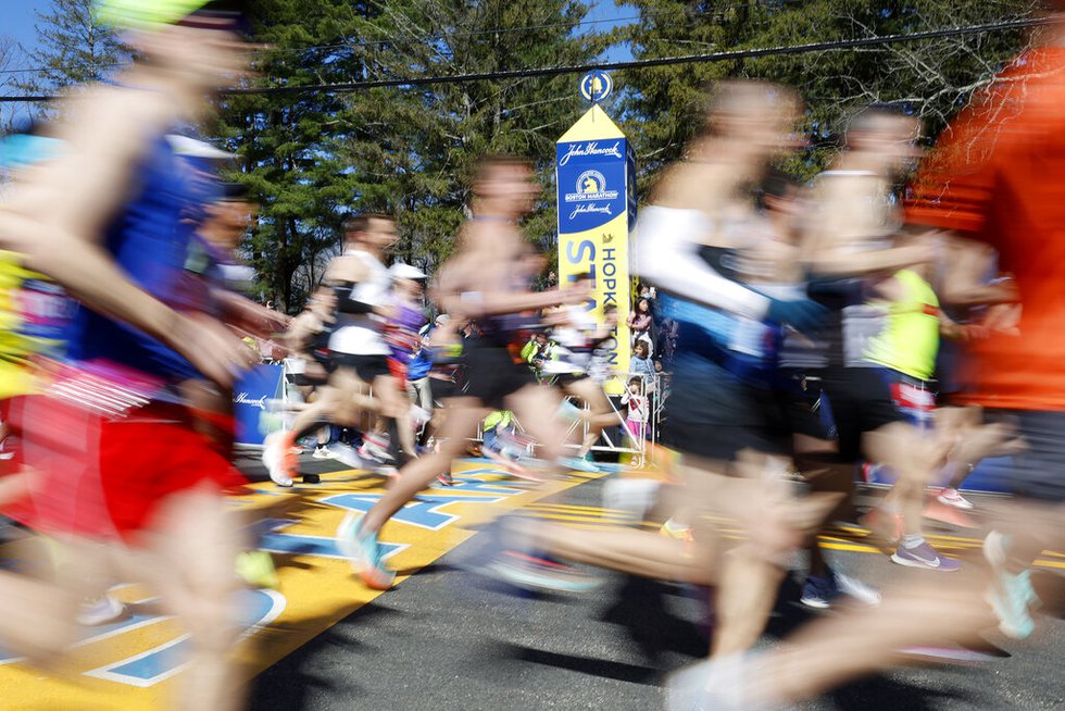 Runners from every state, 122 countries converge on Hopkinton for Boston Marathon