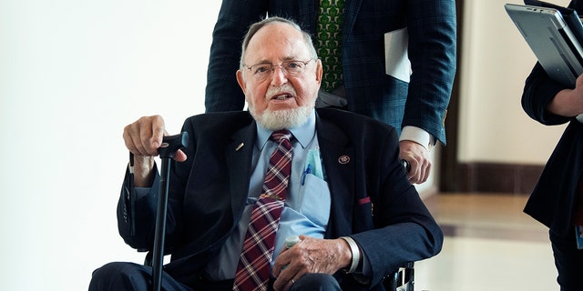 Rep. Don Young, R-Alaska, is seen in the Capitol Visitor Center on Thursday, September 30, 2021.