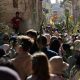 Palm Sunday sees thousands of Christians mark the triumphal entry in Jerusalem amid tensions