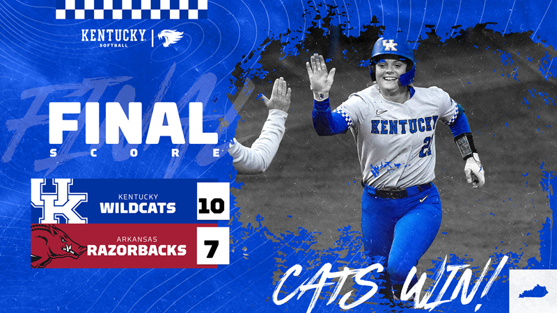 Coffel and Spangler Propel No. 8 Kentucky to 10-7 Comeback Win – University of Kentucky Athletics