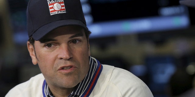 Former Major League Baseball player Mike Piazza speaks during an interview with CNBC on the floor of the New York Stock Exchange Jan. 8, 2016. 