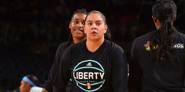 Shoni Schimmel #5 of the New York Liberty is seen during the game against the Atlanta Dream on May 24, 2016 at Madison Square Garden in New York City, New York.