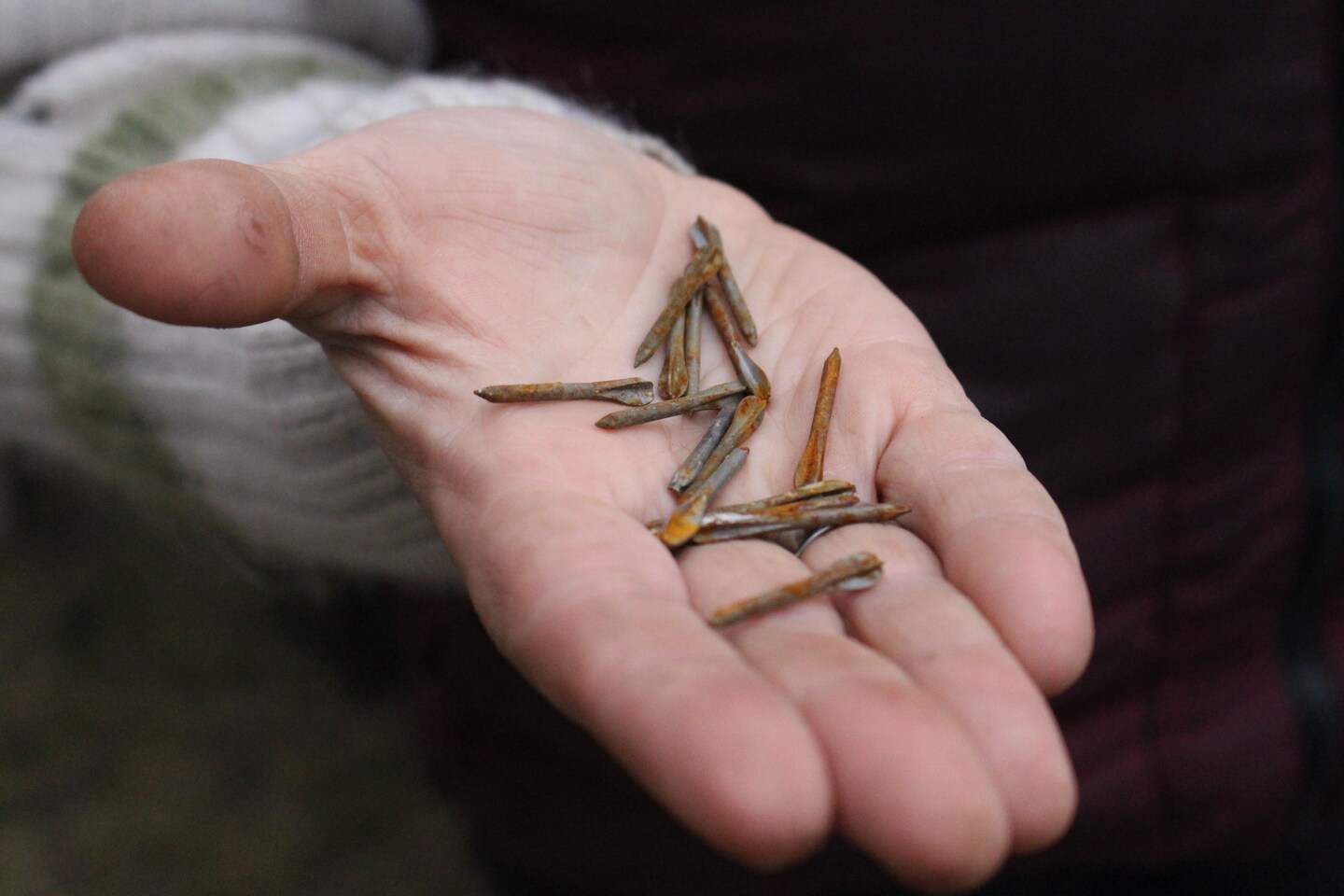 Lethal darts were fired into a Ukrainian neighborhood by the thousands