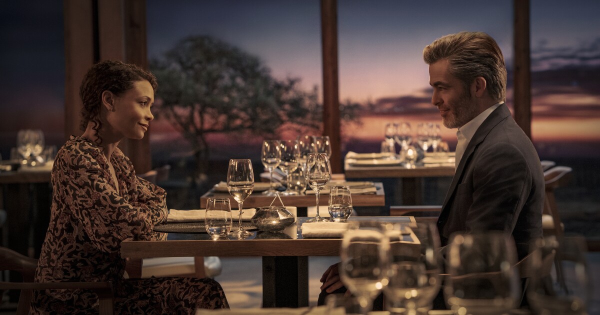 Review: Chris Pine and Thandiwe Newton bring restrained passion to ‘All the Old Knives’