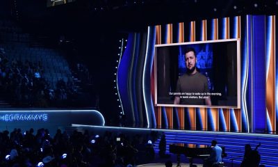 Read Volodymyr Zelensky’s powerful Grammys 2022 speech about Ukraine: ‘Support us’