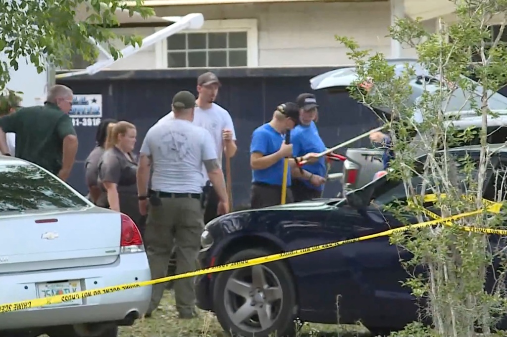 Police respond to the home of the elderly couple.