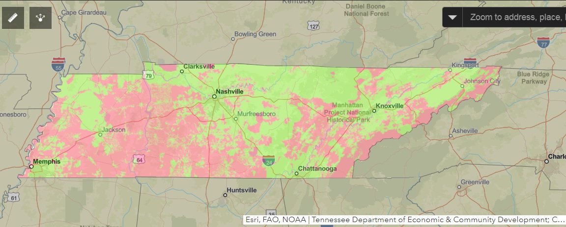 Tennessee posts the state broadband accessibility map – WDEF