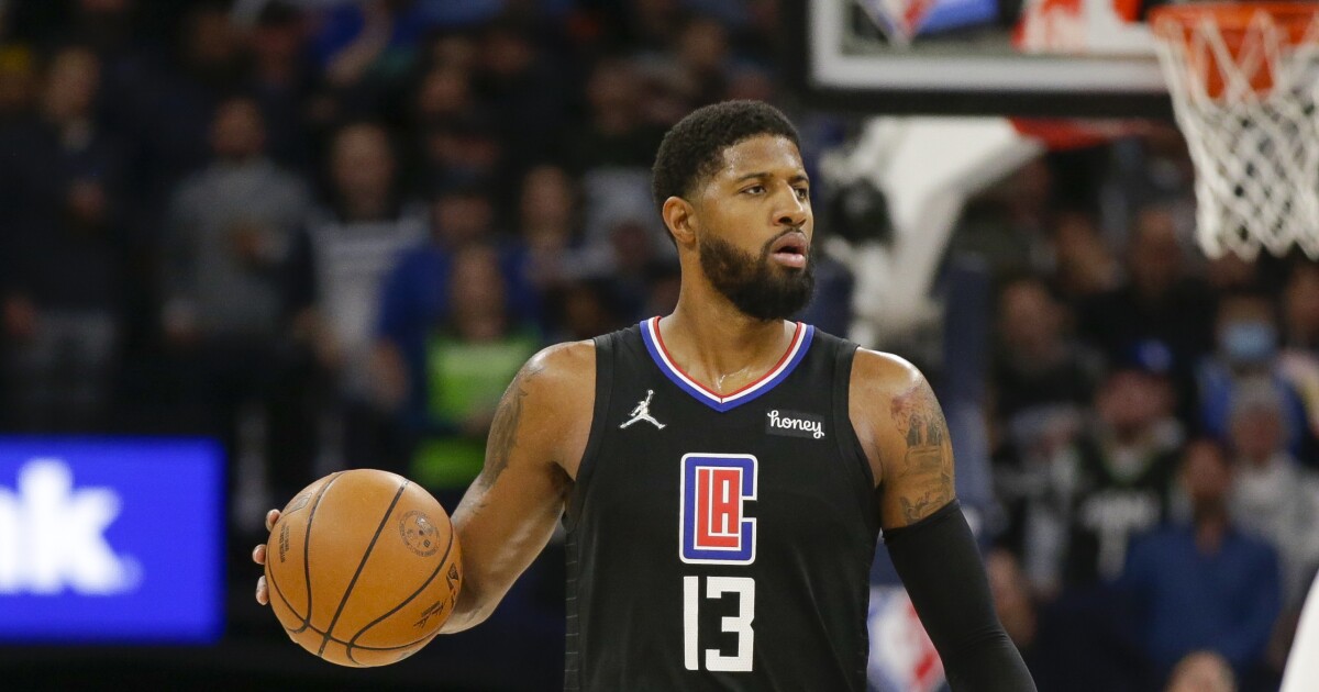 Clippers’ Paul George will miss tonight’s play-in game against New Orleans