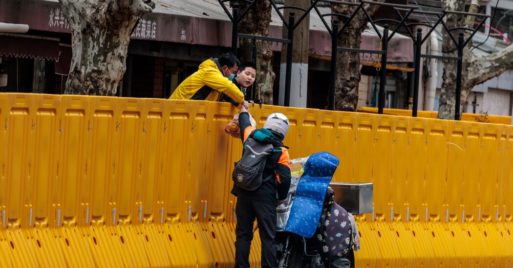 Many Shanghai residents say Covid lockdown measures have caused food shortages.