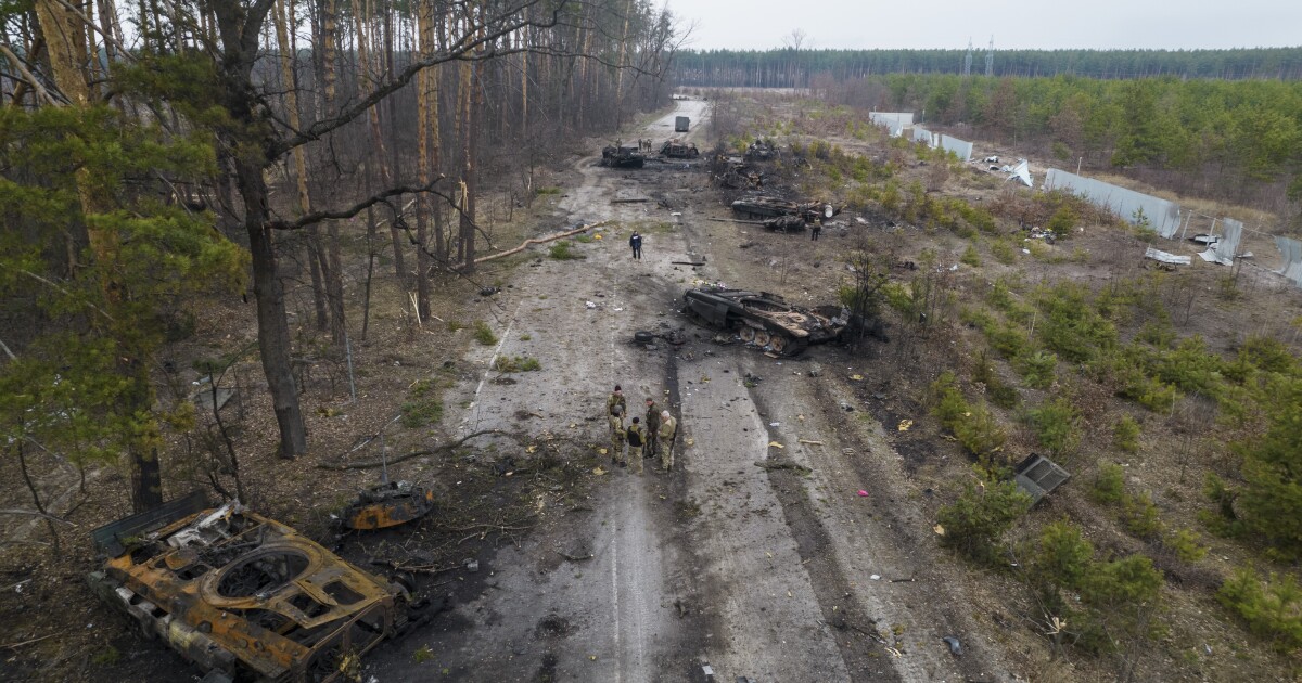 Ukraine claims it has control over Kyiv, surroundings as Russians plant mines, push deeper east