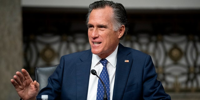 Sen. Mitt Romney (R-UT) speaks during a Senate Health, Education, Labor, and Pensions Committee hearing on Capitol Hill on January 11, 2022 in Washington, D.C.