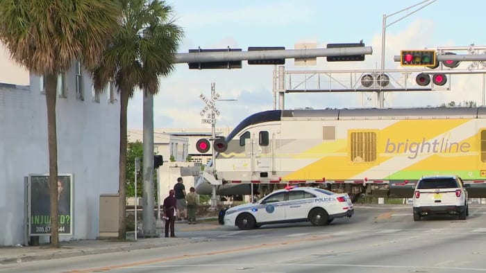 Teenager struck by train in Miami, police say