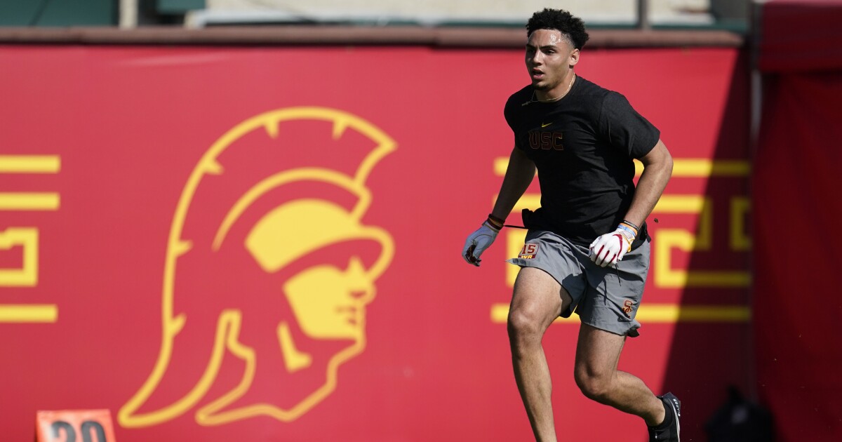 USC’s Drake London tries to silence his NFL draft doubters after injury