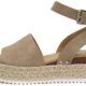 Soda Topic Open Toe Buckle Ankle Strap Espadrilles Flatform Wedge Casual Sandal