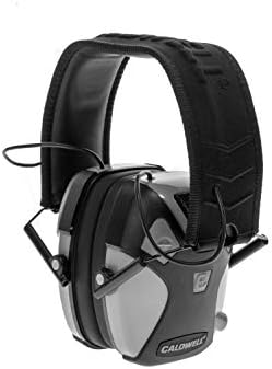 Caldwell E-MAX Pro Electronic Hearing Protection 23-24 NRR – Adjustable Lo Pro Earmuffs for Shooting, Hunting and Range