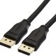 Amazon Basics DisplayPort 1.4 Cable, 32.4Gbps High-Speed, 8K@60Hz, 4K@120Hz, Dynamic HDR and 3D, Gold-Plated Plugs, 6 Foot, Black