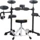 AODSK Electric Drum Set,Electronic Drum Kit for Beginner with 150 Sounds,Drum Set With 4 Quiet Electric Drum Pads,2 Switch Pedal,Drum Throne,Drumsticks,On-Ear Headphones – AED-400