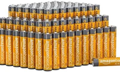 Amazon Basics 100-Pack AAA Alkaline High-Performance Batteries, 1.5 Volt, 10-Year Shelf Life